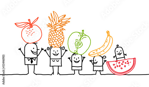 family & fruits