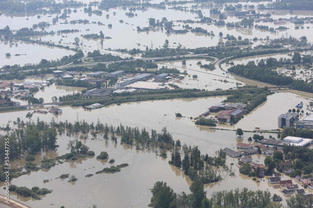 Fototapeta premium Hochwasser