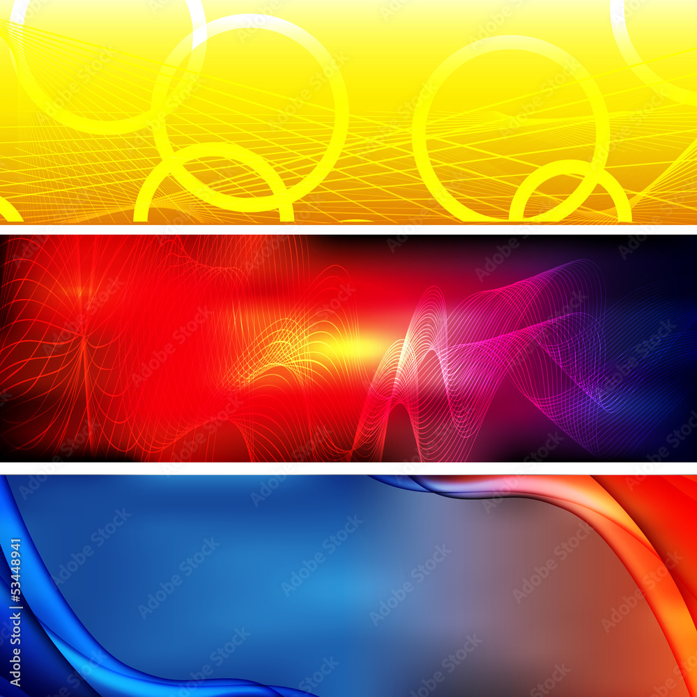 Fototapeta premium Abstract background banner02