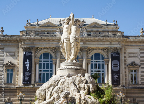 Drei Grazien in Montpellier
