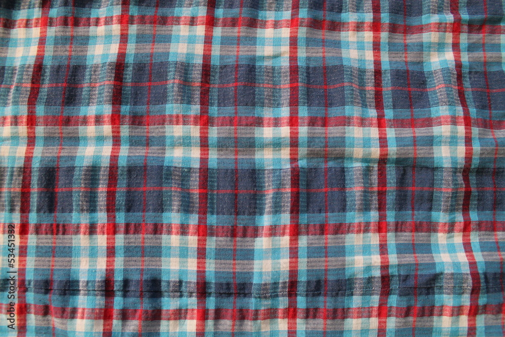Plaid fabric Plaid fabric