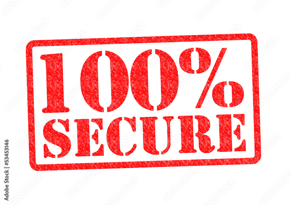 100% SECURE 100% SECURE