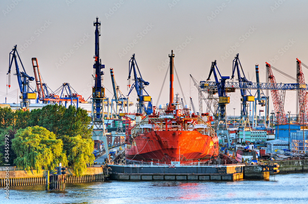 Fototapeta premium Hamburger Werft