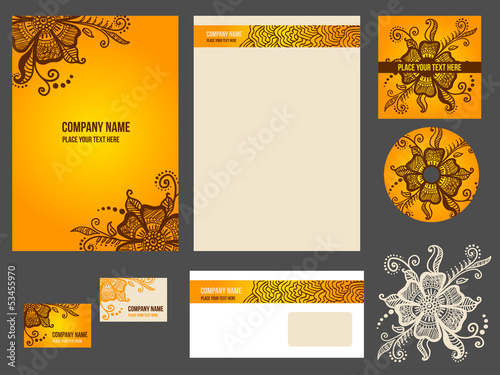 Corporate identity (stationery) for company