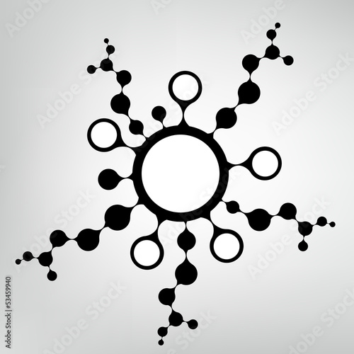DNA molecule structure background. eps10 vector illustration