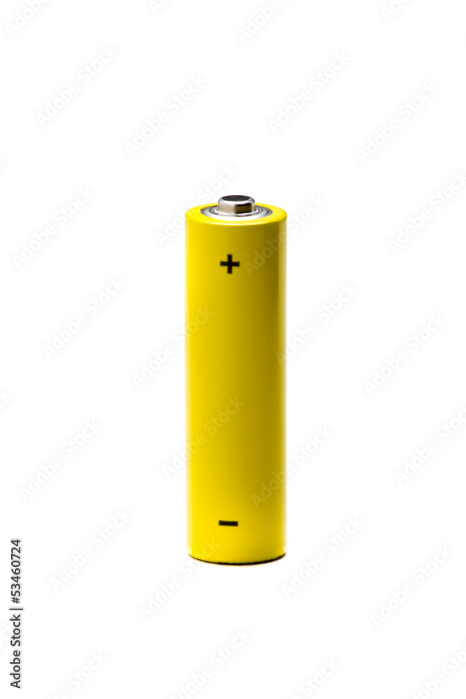 Battery Yellow AA Battery Yellow AA