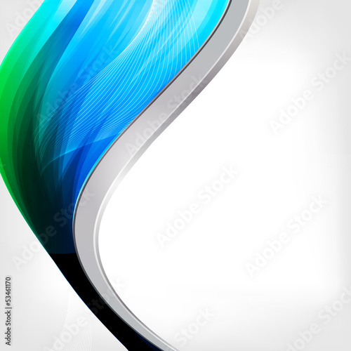 abstract background with waves and lines