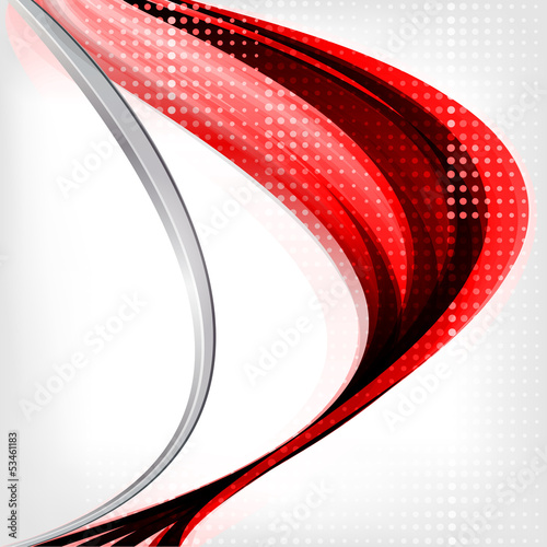 abstract background with waves and lines