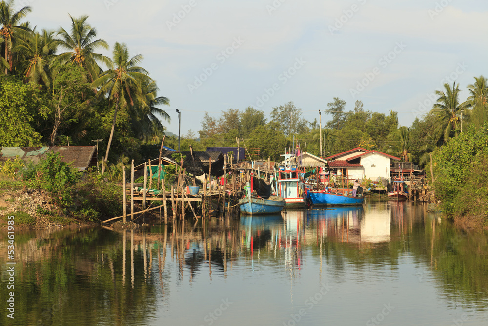 The fishing village