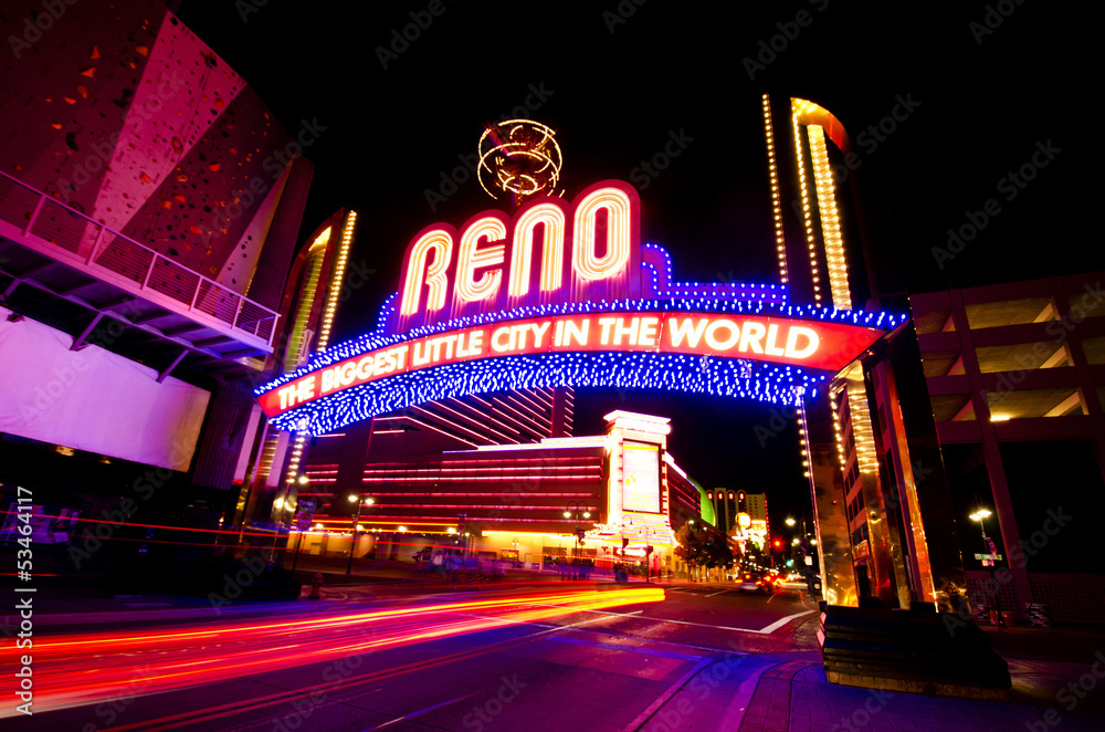 Obraz premium The Beautiful view of Reno