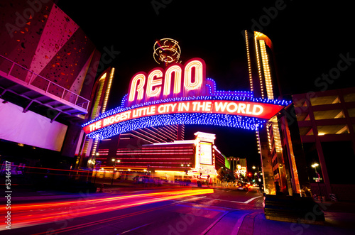 The Beautiful view of Reno photo