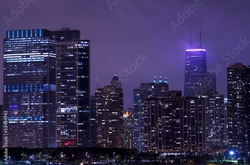 Night Life Chicago #53464943