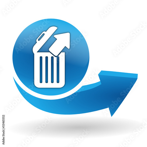 restaurer les fichiers sur bouton web bleu