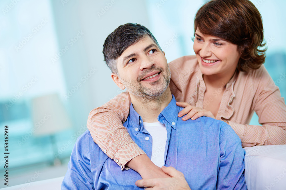 Obraz premium Flirty couple