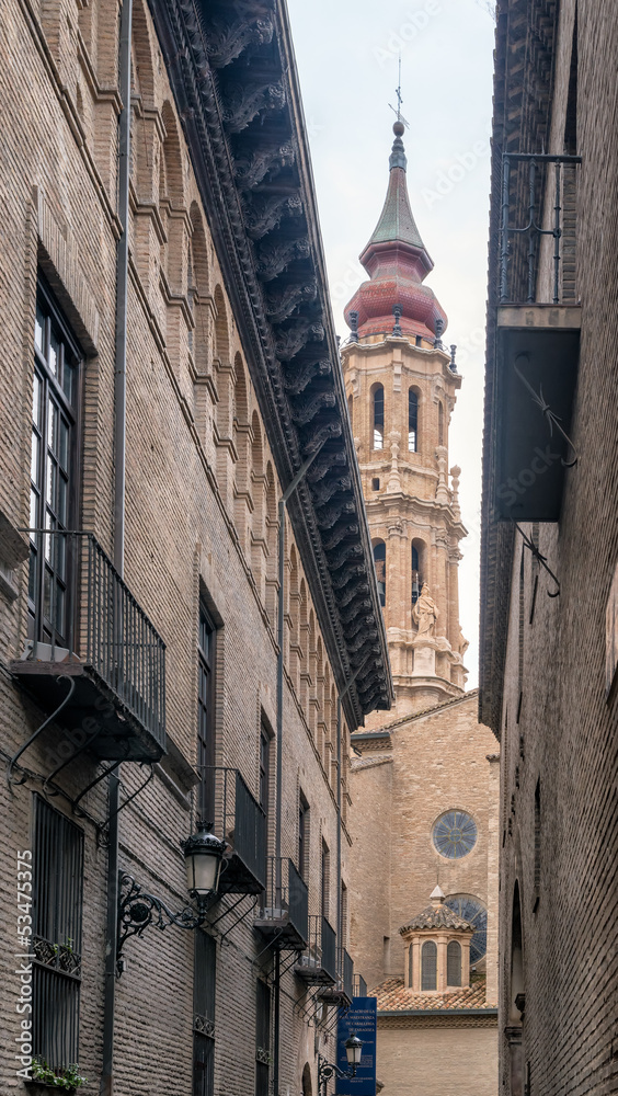 Pilar Cathedralin Zaragoza city Spain
