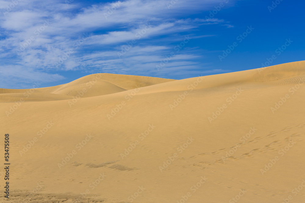 Maspalomas Duna - Desert in Canary island Gran Canaria