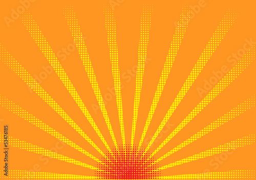 sunset pixel