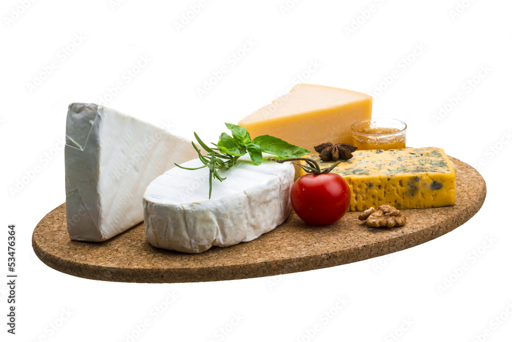 Variety cheese assortment