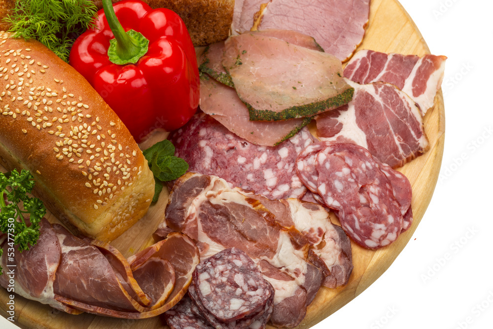 Sausages assortment Sausages assortment