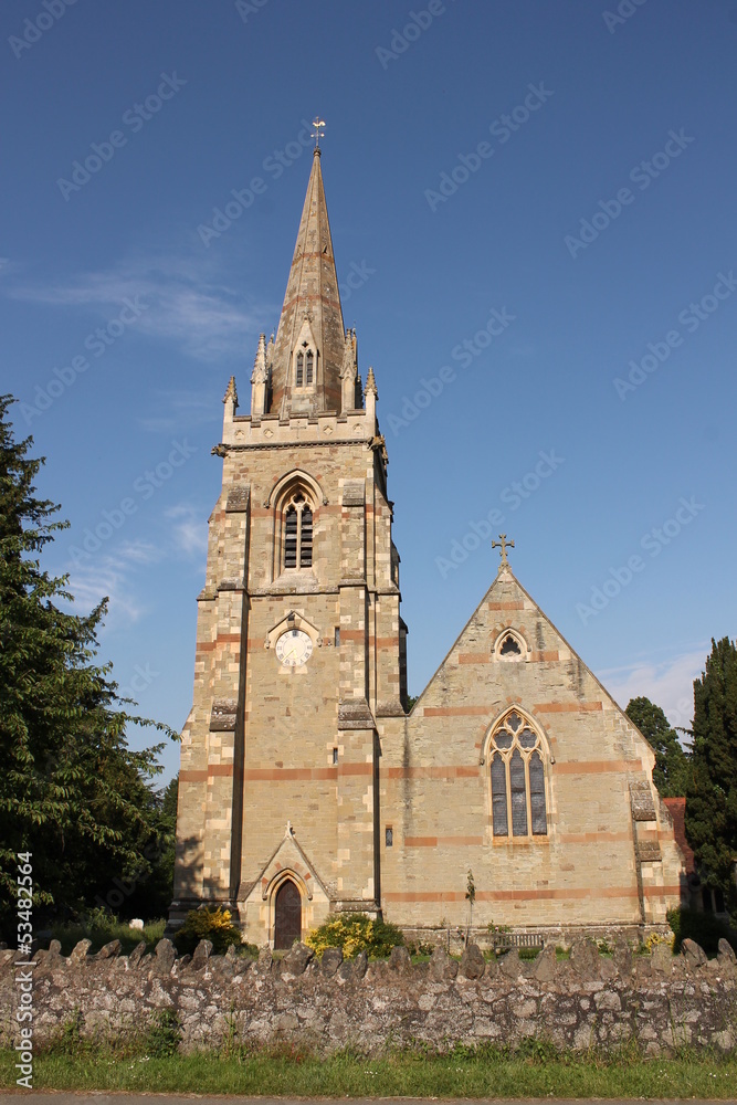 Fototapeta premium Madresfield Church and spire