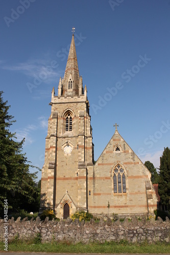 Madresfield Church and spire