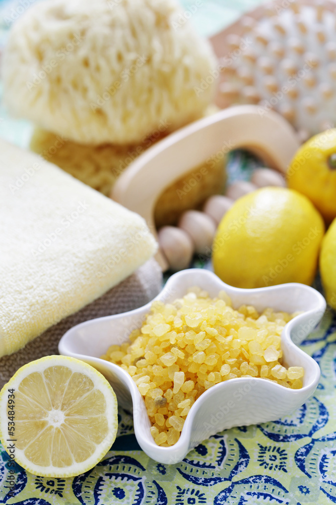 lemon bath salt