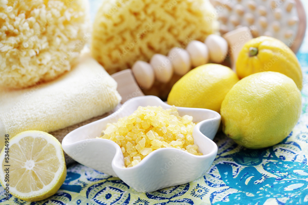 lemon bath salt