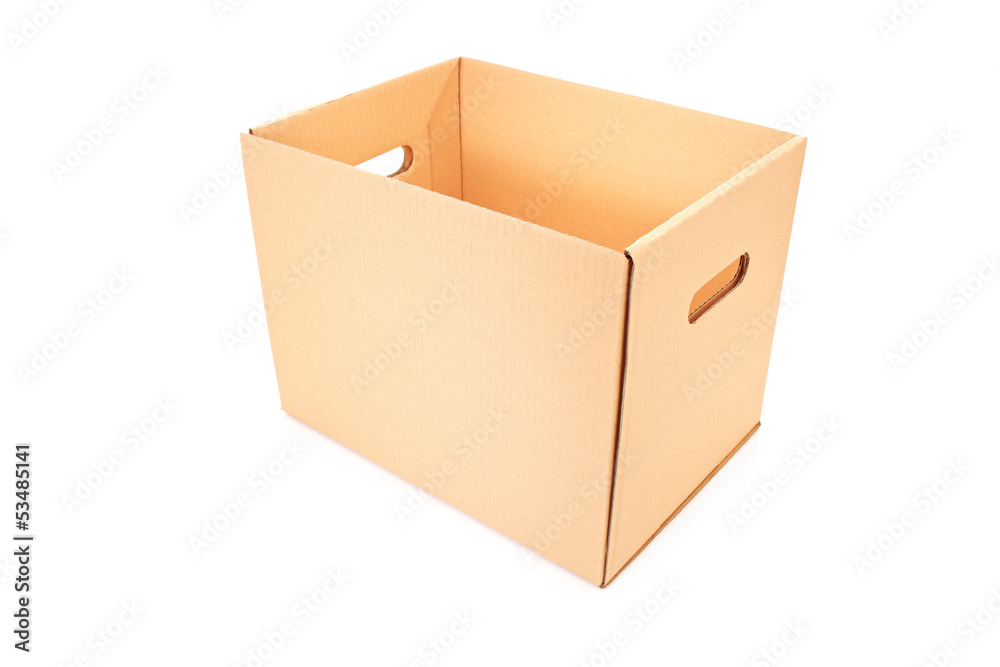 Empty cardboard box Empty cardboard box