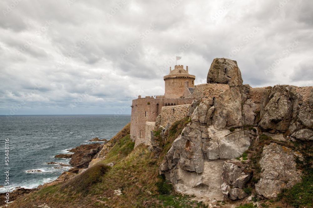 Fort La Latte - fortress on the coast in Brittany
