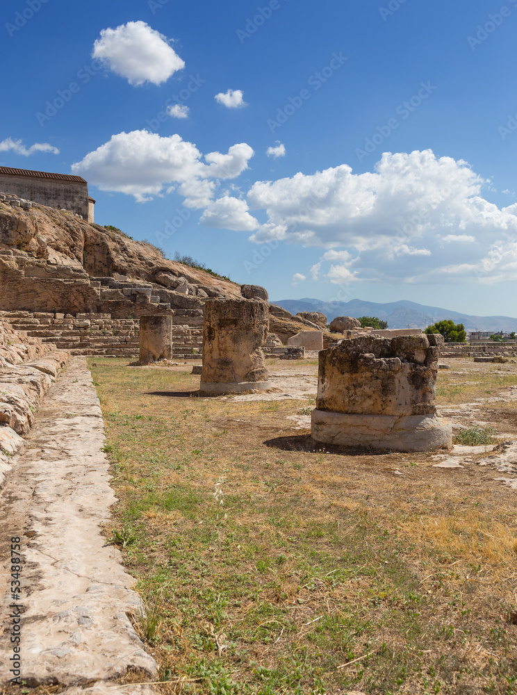 Telesterion, ancient Eleusis, Attica, Greece