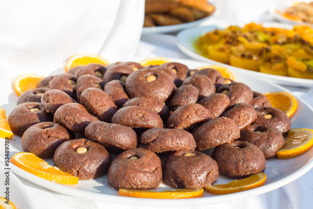Sweet turkish delights, fresh made Sweet turkish delights, fresh made