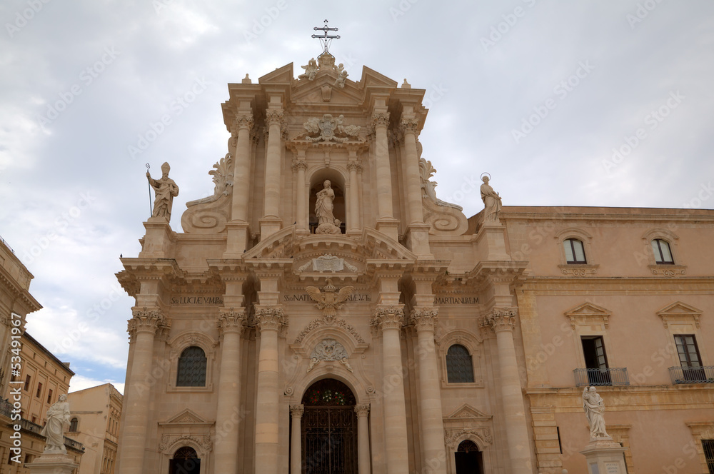 Cathedral of Siracusa.  Sicily, Italy