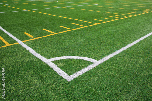 Football and soccer field
