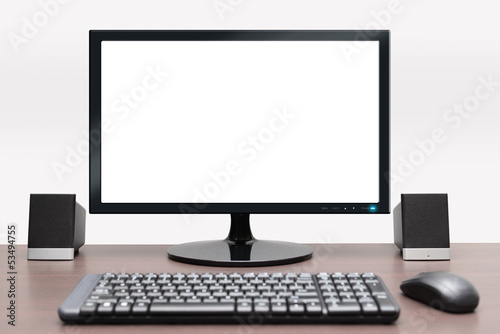 Contemporary desktop computer photo