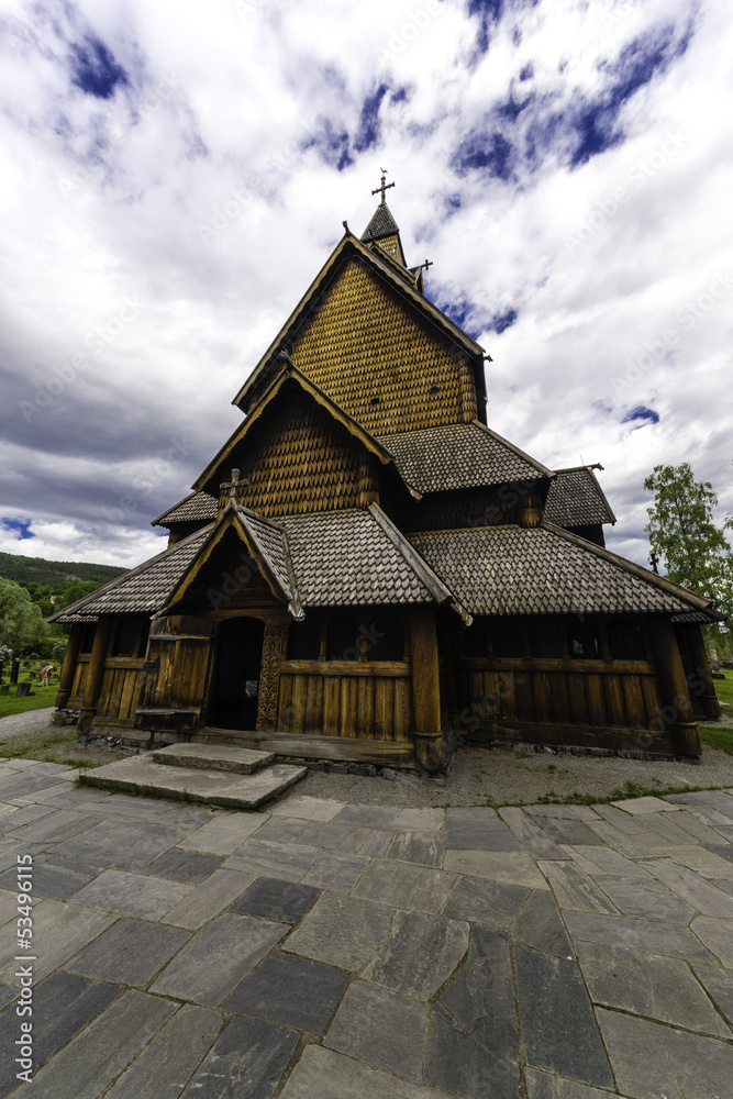 Stave Church of Heddal in Norway Stave Church of Heddal in Norway