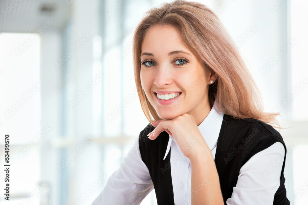 Portrait of young business woman Portrait of young business woman