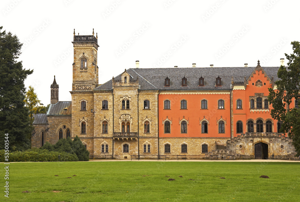 Sychrov chateau. Czech republic.