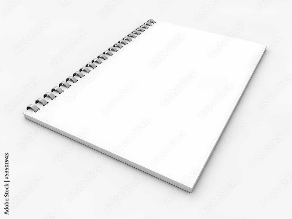 blank realistic spiral notebook blank realistic spiral notebook