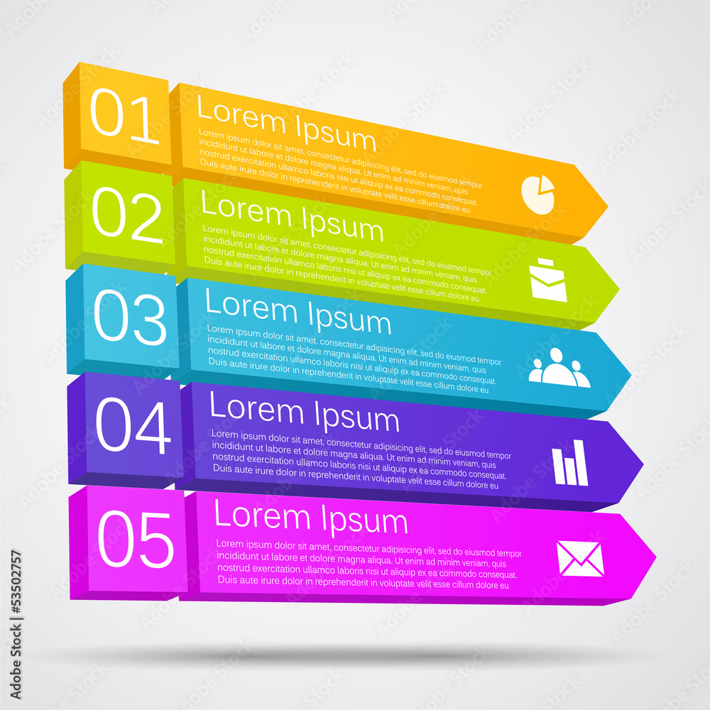 Fototapeta premium Template for your business presentation (info graphic)