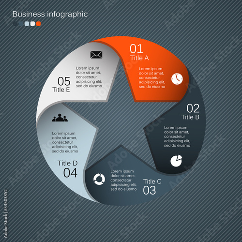 Template for your business presentation (info graphic)