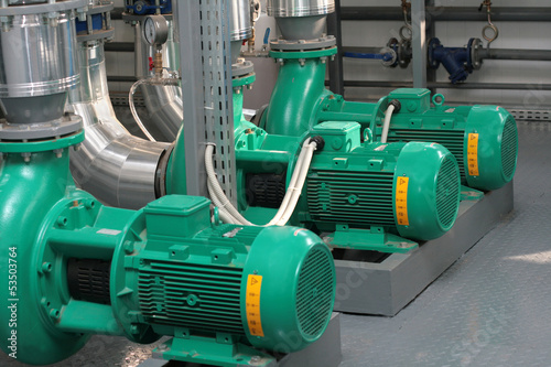 Pumps in boiler-house