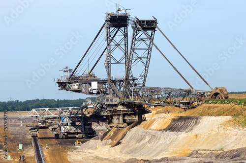 Brown coal excavator © VanderWolf Images