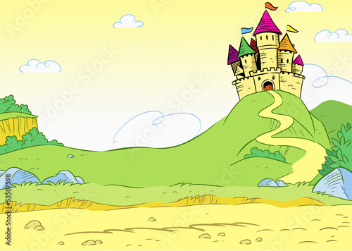 Cartoon castle
