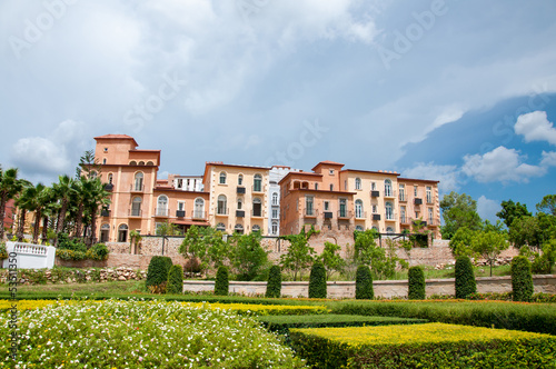 Classical villa  town in european style