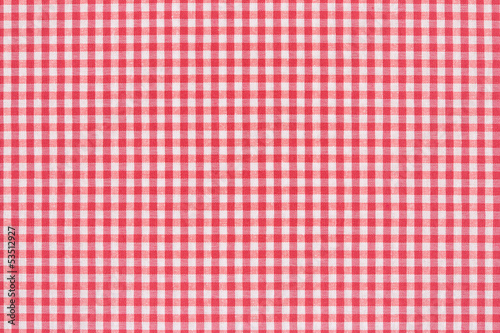 Red and white tablecloth texture background