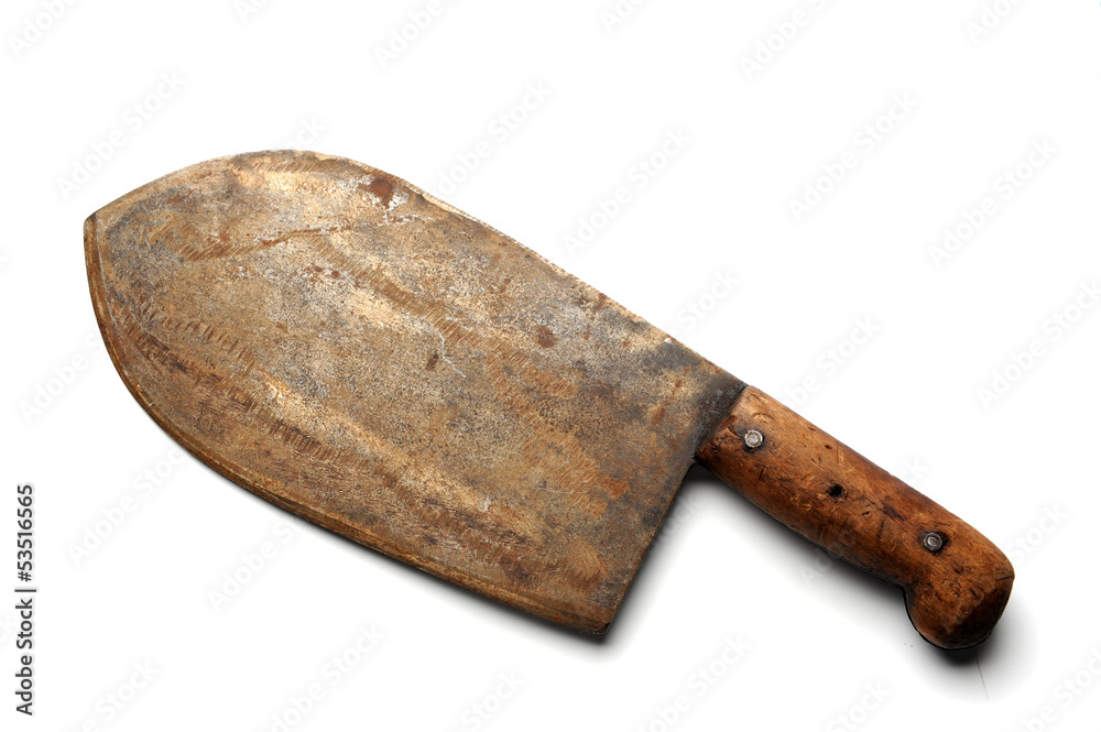 Big Rusty Knife Stock Photo Adobe Stock