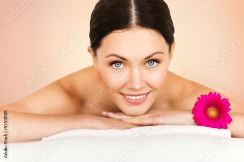 woman in spa