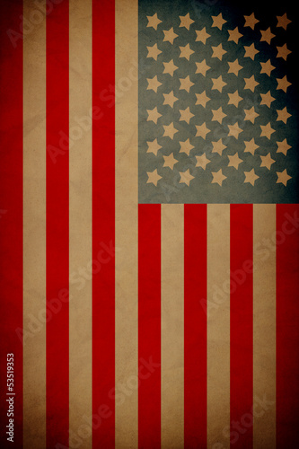 Vintage Poster Design Fourth Of July