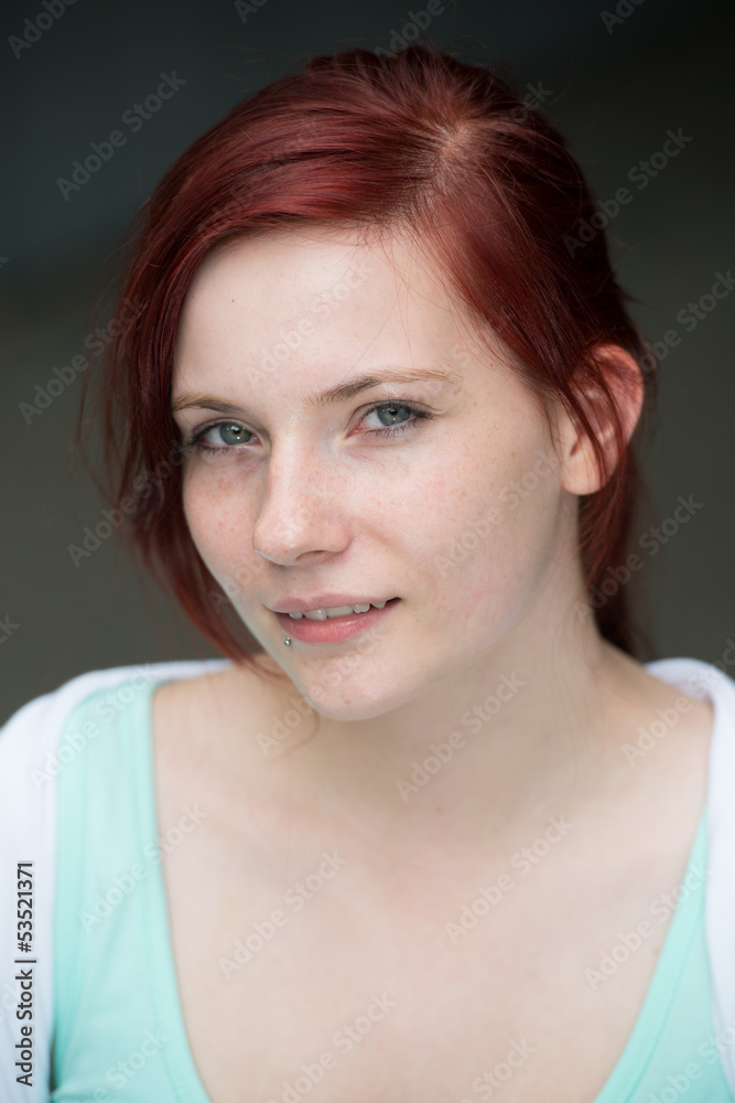 red hair