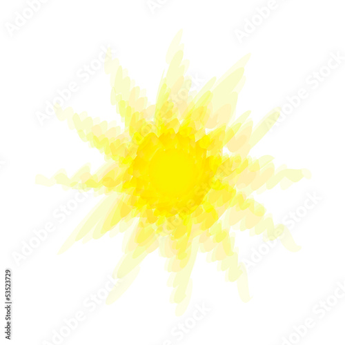 Abstract Hot Sun